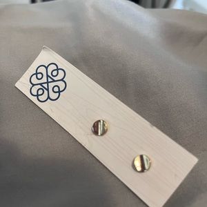 Gold stud ear rings. 3 for 30$